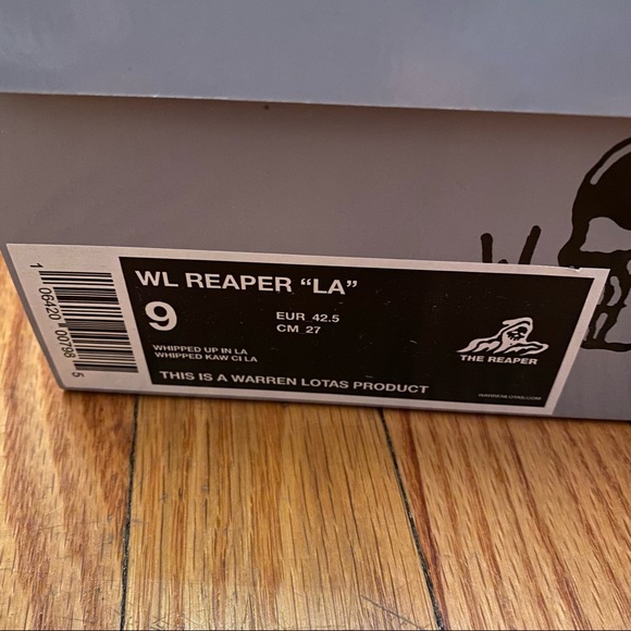 Warren Lotas Reaper Sneaker “Los Angeles” LA Colorway, Men’s 9, Deadstock OG All - Picture 9 of 12